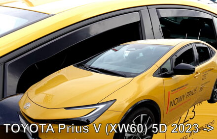 Toyota Prius V od 2023 (so zadnými) - deflektory Heko