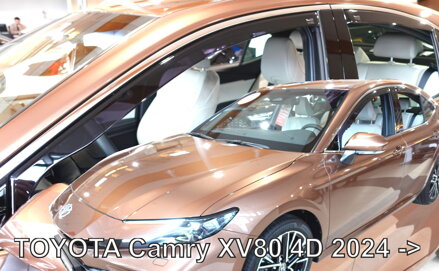 Toyota Camry XV80 od 2024 (so zadnými) - deflektory Heko