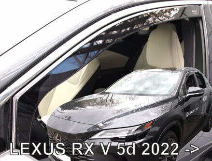 Lexus RX V AX5 od 2023 (predné) - deflektory Heko
