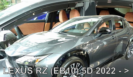 Lexus RZ EB10 od 2022 (so zadnými) - deflektory Heko