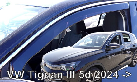 VW Tiguan III od 2024 (predné) - deflektory Heko