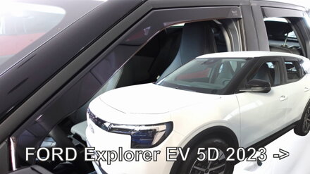 Ford Explorer EV 5-dverí od 2024 (so zadnými) - deflektory Heko
