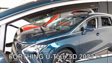 Forthing/Dongfeng U-Tour 5-dvier od 2022 (predné) - deflektory Heko