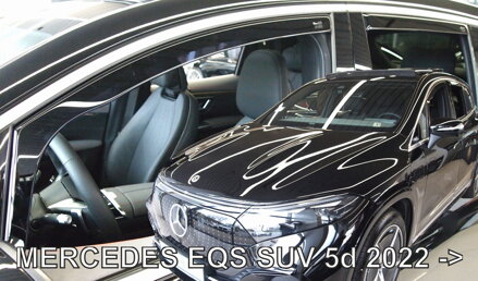 Mercedes EQS SUV X296 od 2022 (so zadnými) - deflektory Heko