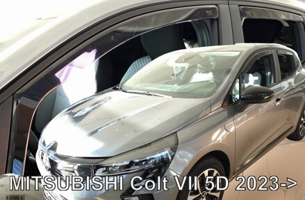 Mitsubishi Colt VII od 2024 (so zadnými) - deflektory Heko