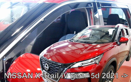 Nissan X-Trail IV od 2022 (so zadnými) - deflektory Heko