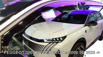 Peugeot 3008 III (aj e-3008) od 2024 (so zadnými) - deflektory Heko