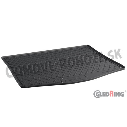 Ford Grand C-Max 2010-2019 (5-miest; dojazdové koleso) - gumová vaňa do kufra Gledring