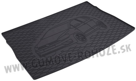 VW Golf VII Sportsvan od 2014 (horný kufor) - gumová vanička do kufra Rigum
