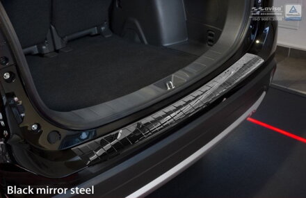 Mitsubishi Outlander od 2015 (bez parkovacích senzorov) Grafit lesklá - lišta nárazníka