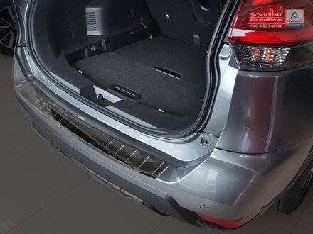 Nissan X-Trail Facelift od 2017 Grafit lesklá - lišta nárazníka
