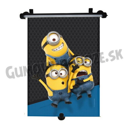 Slnečná rolovacia clona na bočné okná Minions