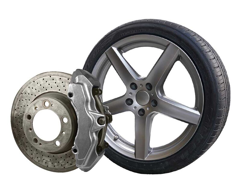 Sprej na brzdy dvojzložkový Foliatec - Gunmetal metalíza