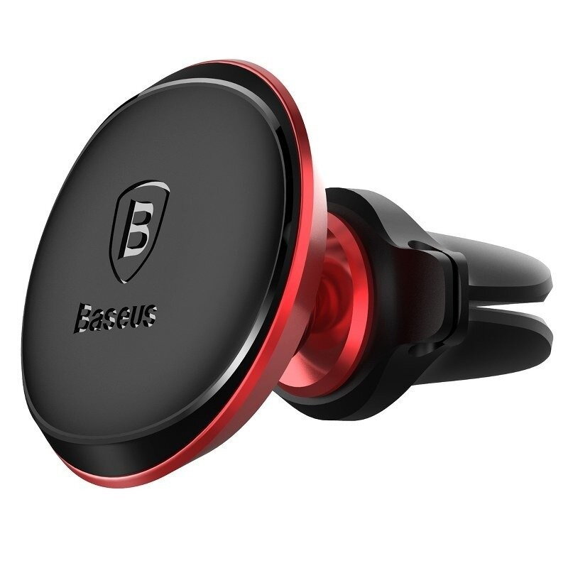 Magnetický držiak mobilu do ventilácie Baseus Červený