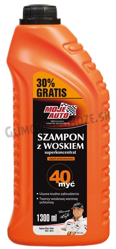 Autošampón s voskom Moje Auto 1300ml Autošampón s voskom Moje Auto 1300ml