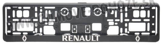 Podložka pod ŠPZ Renault - 2 ks Podložka pod ŠPZ Renault - 2 ks