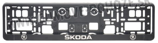 Podložka pod ŠPZ Škoda - 2 ks Podložka pod ŠPZ Škoda - 2 ks