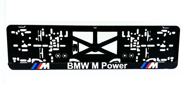 Podložka pod ŠPZ BMW M Power - 2 ks Podložka pod ŠPZ BMW M Power - 2 ks