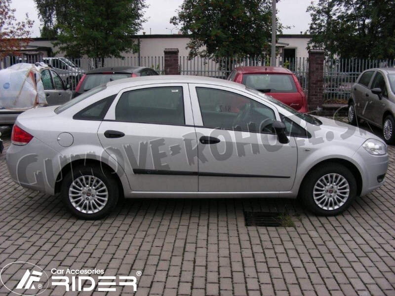 Fiat Linea od 2007 - ochranné lišty dverí Fiat Linea od 2007 - ochranné lišty dverí