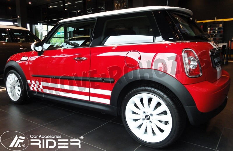 Mini One / Cooper 2006-2014 - ochranné lišty dverí Mini One / Cooper 2006-2014 - ochranné lišty dverí