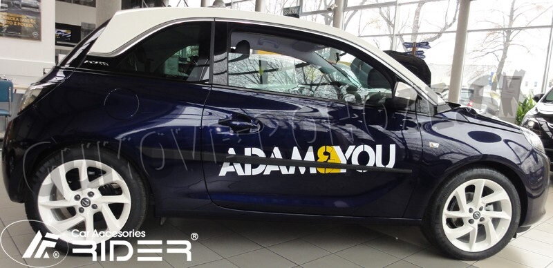 Opel Adam od 2013 - ochranné lišty dverí Opel Adam od 2013 - ochranné lišty dverí