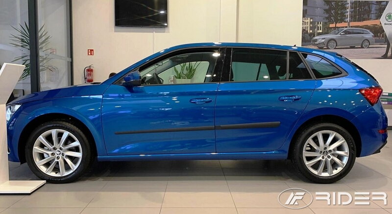 Škoda Scala od 2019 (F-14) - ochranné lišty dverí Škoda Scala od 2019 (F-14) - ochranné lišty dverí