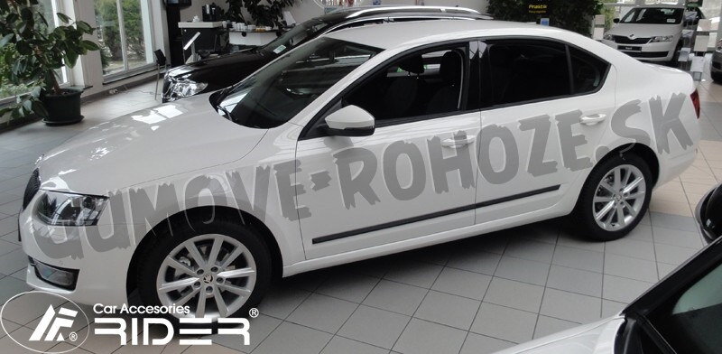 Škoda Octavia III 2013-2020 - ochranné lišty dverí Škoda Octavia III 2013-2020 - ochranné lišty dverí