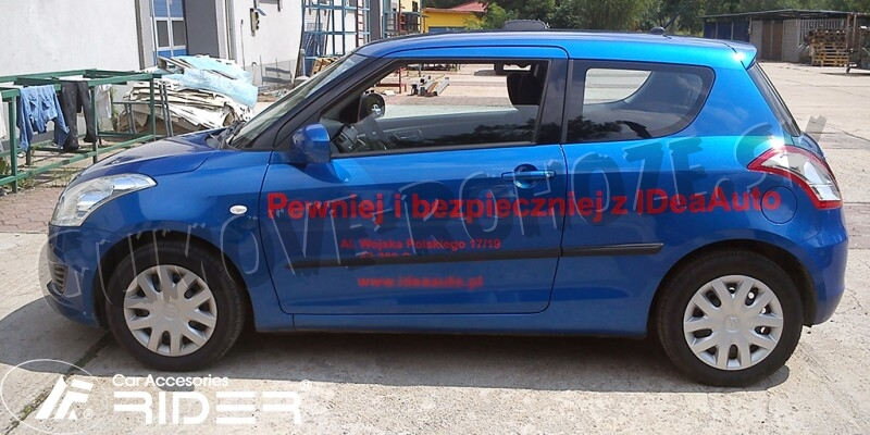 Suzuki Swift 3-dvere 2010-2017 (F-18) - ochranné lišty dverí Suzuki Swift 3-dvere 2010-2017 (F-18) - ochranné lišty dverí