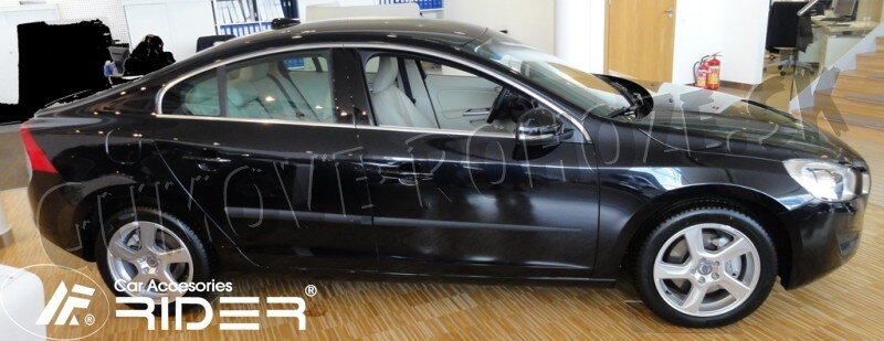 Volvo S60 od 2010 - ochranné lišty dverí Volvo S60 od 2010 - ochranné lišty dverí