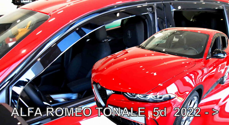 Alfa Romeo Tonale od 2022 (so zadnými) - deflektory Heko Alfa Romeo Tonale od 2022 (so zadnými) - deflektory Heko