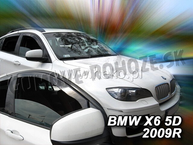 BMW X6 (E71, F16) 2008-2019 (predné) - deflektory Heko BMW X6 (E71, F16) 2008-2019 (predné) - deflektory Heko