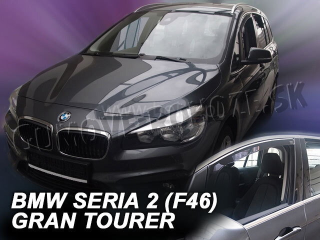 BMW 2 Gran Tourer (F46) od 2014 (predné) - deflektory Heko BMW 2 Gran Tourer (F46) od 2014 (predné) - deflektory Heko