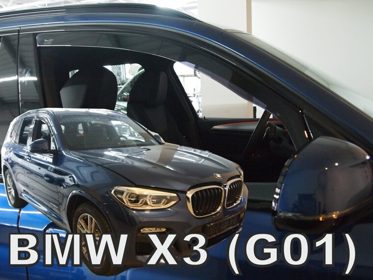 BMW X3 (G01) 2017-2024 (predné) - deflektory Heko BMW X3 (G01) 2017-2024 (predné) - deflektory Heko