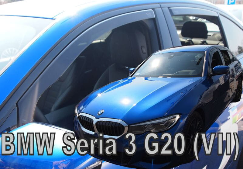 BMW 3 (G20) Sedan od 2019 (so zadnými) - deflektory Heko BMW 3 (G20) Sedan od 2019 (so zadnými) - deflektory Heko
