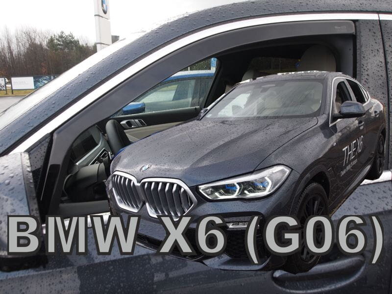BMW X6 (G06) od 2020 (predné) - deflektory Heko BMW X6 (G06) od 2020 (predné) - deflektory Heko