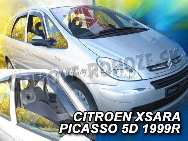 Citroen Xsara Picasso 1999-2012 (predné) - deflektory Heko Citroen Xsara Picasso 1999-2012 (predné) - deflektory Heko