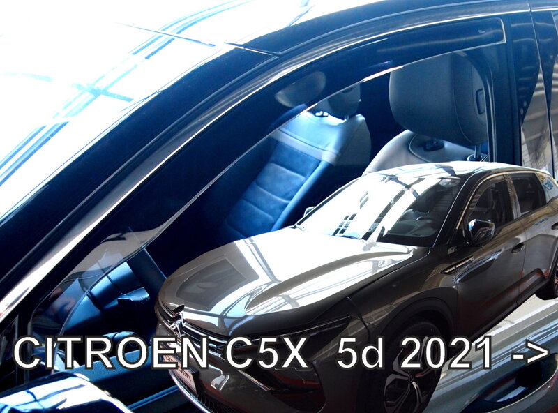 Citroen C5X od 2021 (predné) - deflektory Heko Citroen C5X od 2021 (predné) - deflektory Heko
