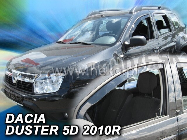Dacia Duster 2010-2018 (predné) - deflektory Heko Dacia Duster 2010-2018 (predné) - deflektory Heko