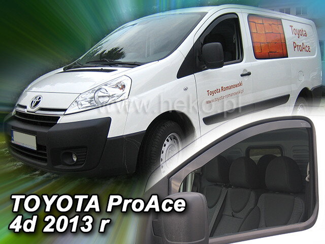 Toyota ProAce 2012-2016 (predné) - deflektory Heko Toyota ProAce 2012-2016 (predné) - deflektory Heko