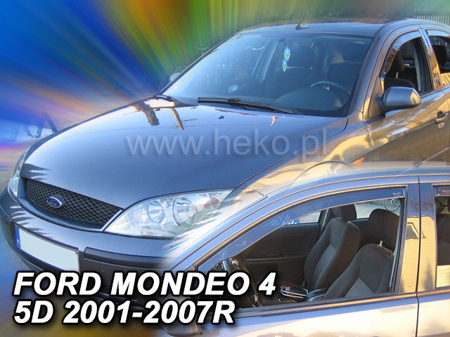 Ford Mondeo 2000-2007 (predné) - deflektory Heko Ford Mondeo 2000-2007 (predné) - deflektory Heko