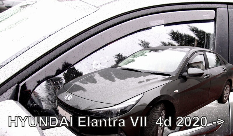 Hyundai Elantra od 2021 (predné) - deflektory Heko