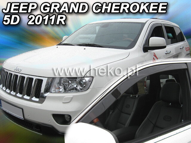 Jeep Grand Cherokee 2011-2021 (predné) - deflektory Heko Jeep Grand Cherokee 2011-2021 (predné) - deflektory Heko