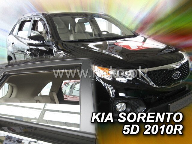 Kia Sorento 2009-2015 (so zadnými) - deflektory Heko Kia Sorento 2009-2015 (so zadnými) - deflektory Heko