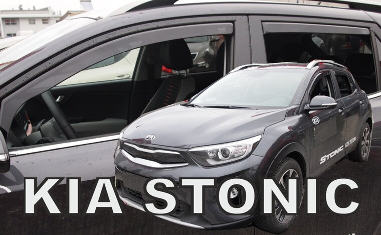 Kia Stonic od 2017 (so zadnými) - deflektory Heko Kia Stonic od 2017 (so zadnými) - deflektory Heko