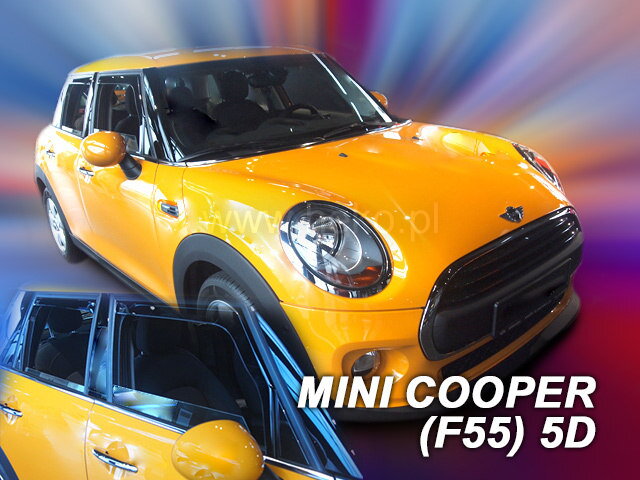Mini Cooper One F55 od 2014 (so zadnými) - deflektory Heko Mini Cooper One F55 od 2014 (so zadnými) - deflektory Heko