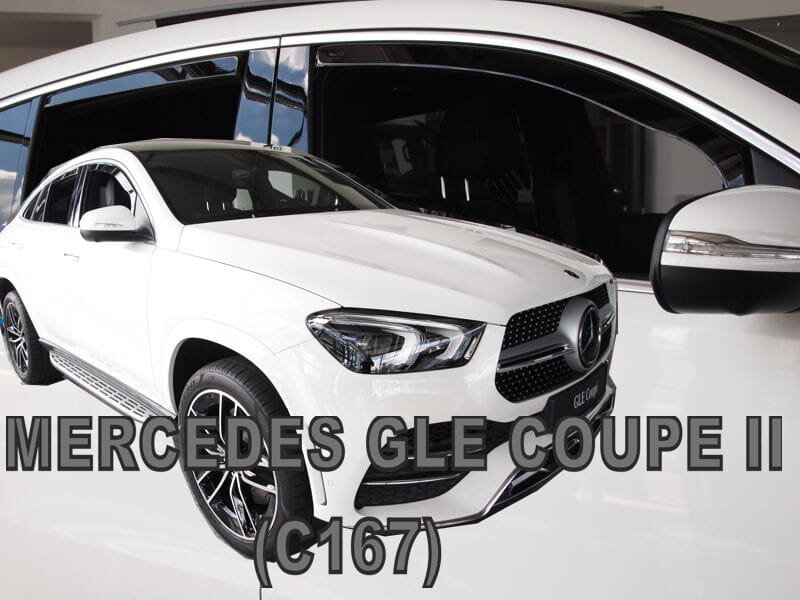 Mercedes GLE Coupe C167 od 2019 (so zadnými) - deflektory Heko Mercedes GLE Coupe C167 od 2019 (so zadnými) - deflektory Heko