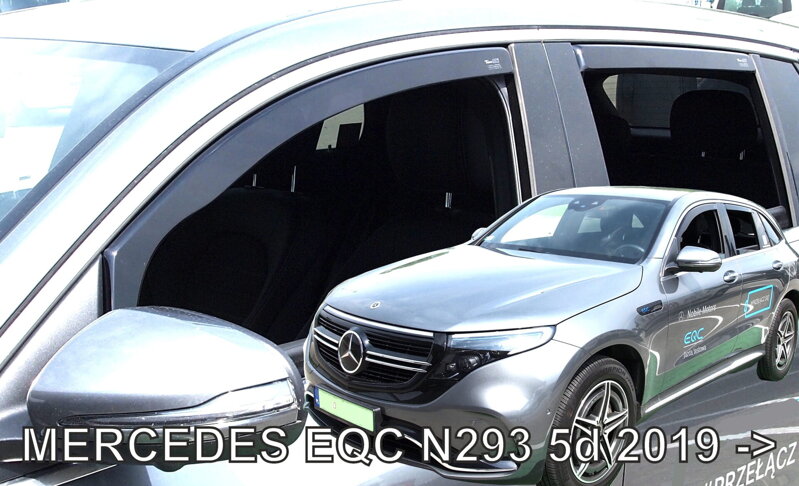 Mercedes EQC N293 od 2019 (so zadnými) - deflektory Heko Mercedes EQC N293 od 2019 (so zadnými) - deflektory Heko