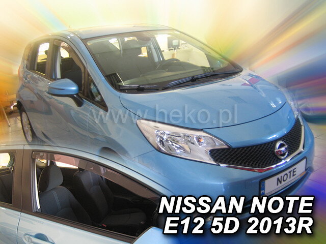 Nissan Note od 2013 (predné) - deflektory Heko Nissan Note od 2013 (predné) - deflektory Heko
