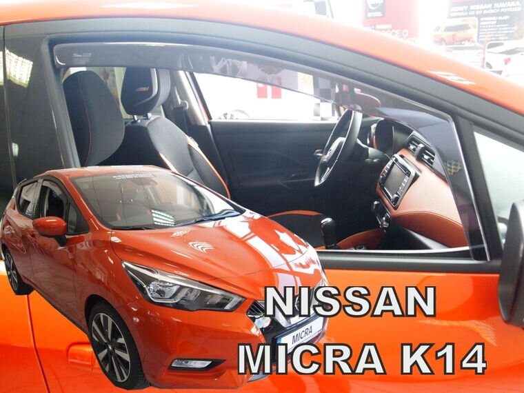 Nissan Micra od 2017 (predné) - deflektory Heko Nissan Micra od 2017 (predné) - deflektory Heko