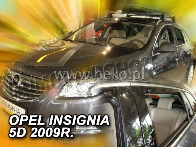 Opel Insignia Combi 2008-2017 (so zadnými) - deflektory Heko Opel Insignia Combi 2008-2017 (so zadnými) - deflektory Heko